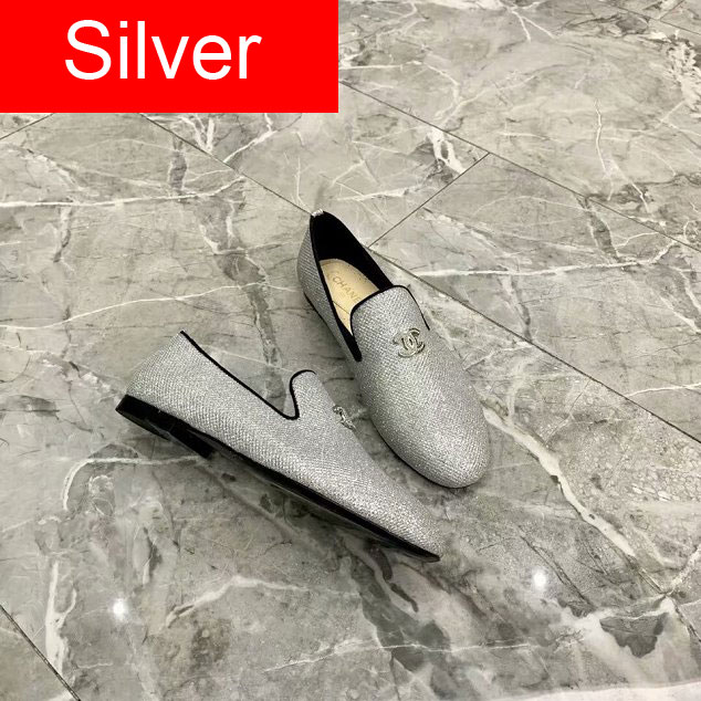 CC fabric loafers G32948 grey