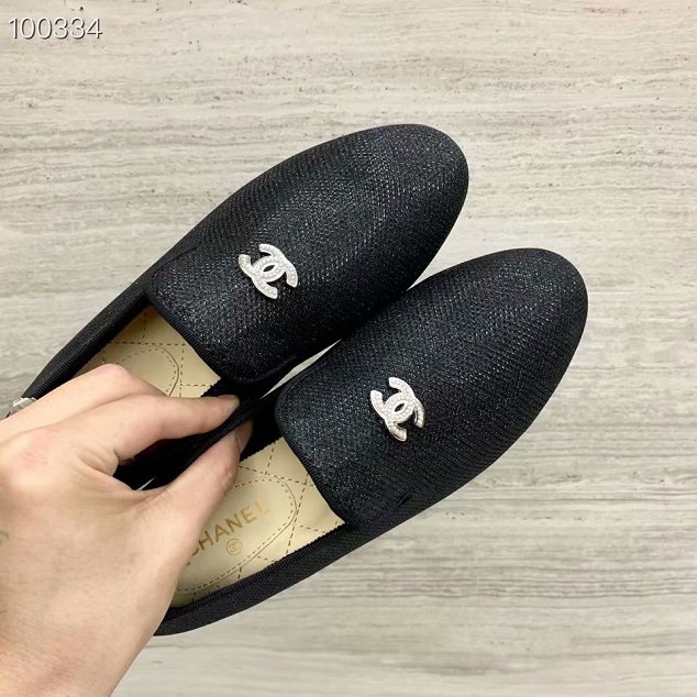 CC fabric loafers G32948 grey