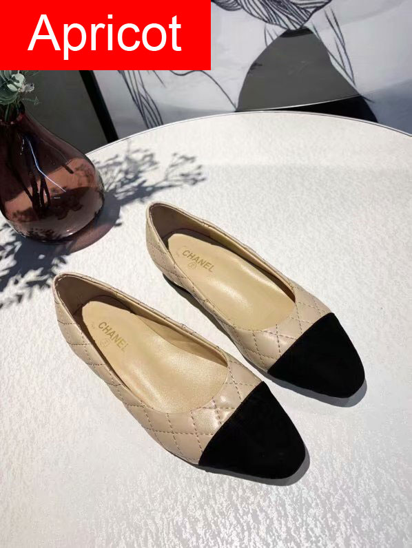 CC original lambskin ballerinas G02818 apricot