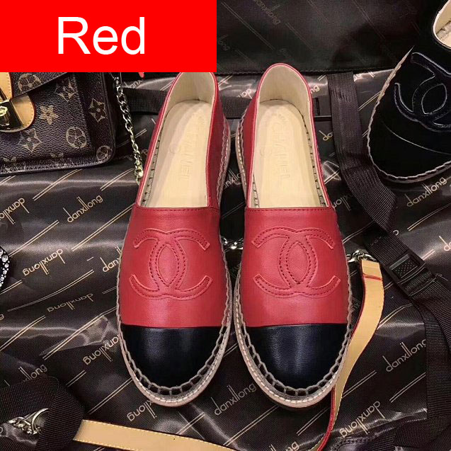 CC original lambskin espadrilles G34431 red