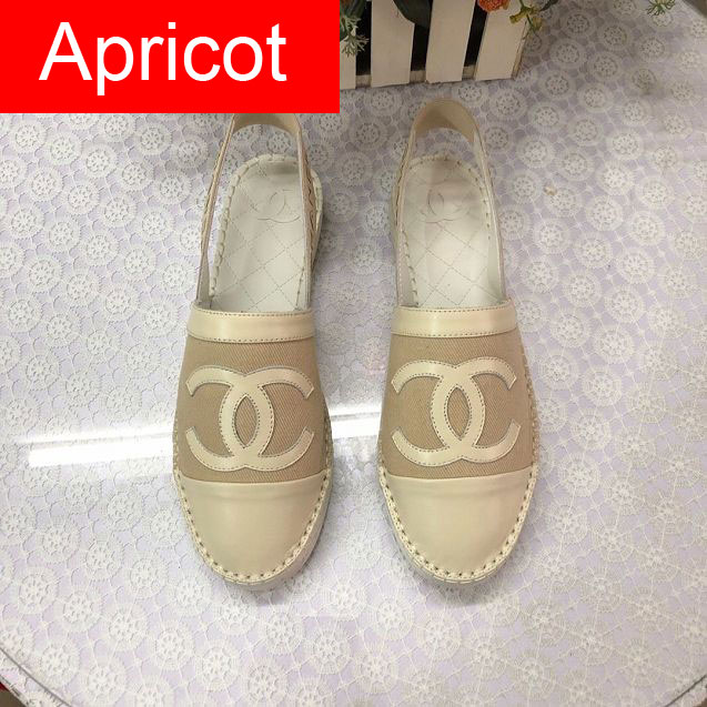 CC original lambskin&fabric espadrilles G36184 