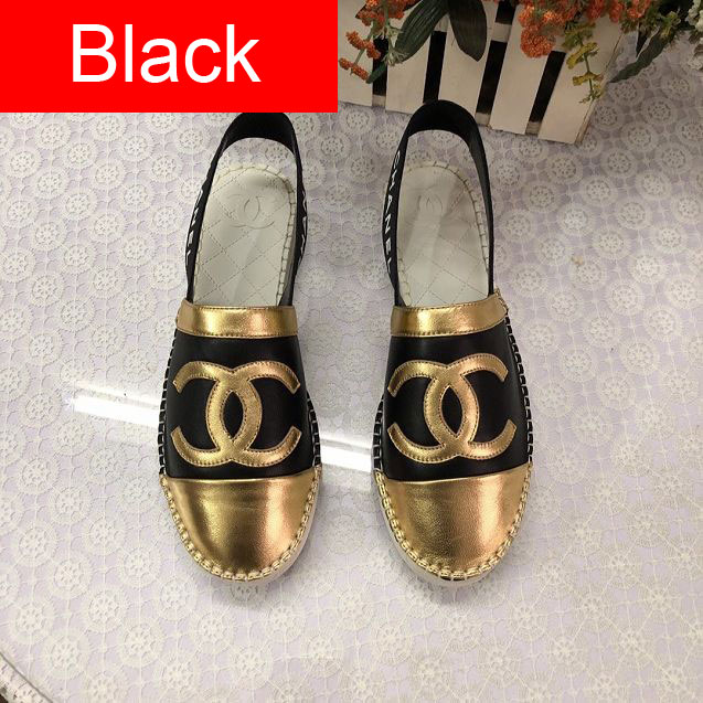 CC original lambskin&fabric espadrilles G36184 