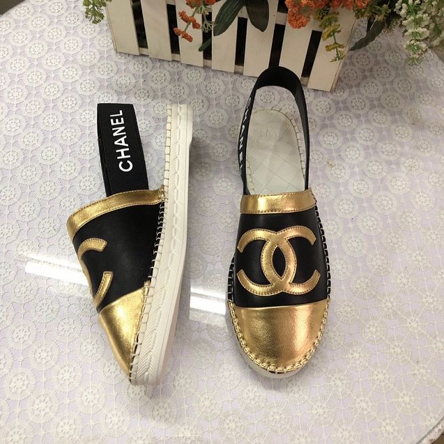 CC original lambskin&fabric espadrilles G36184 