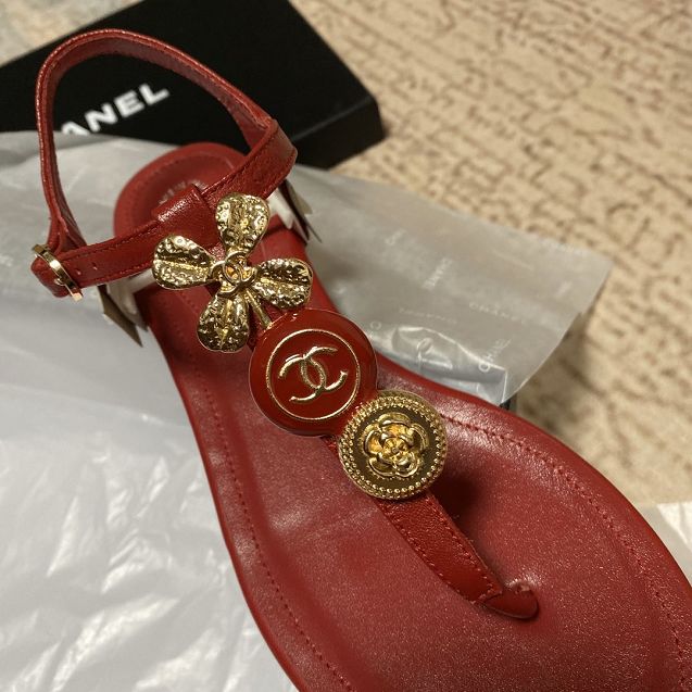 CC original lambskin sandals G36406