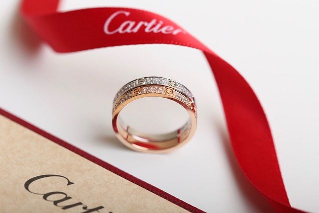 Cartier love diamond ring b4083301