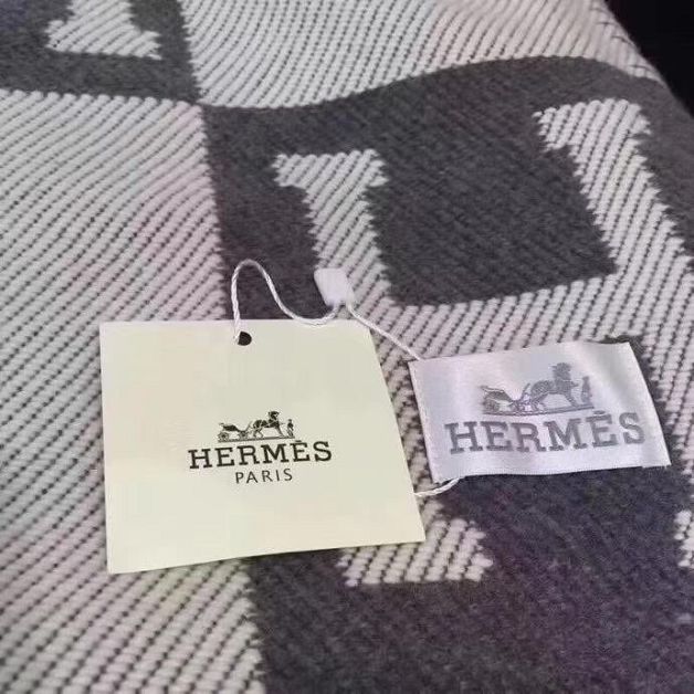 Hermes original wool avalon blanket HB0065 grey