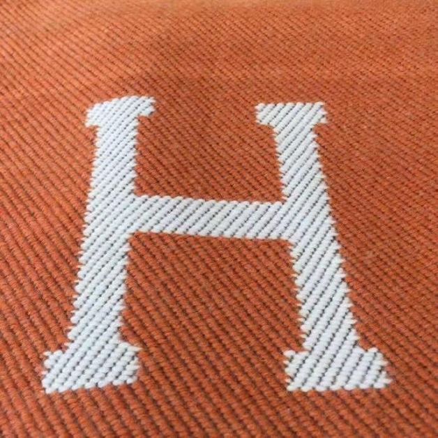 Hermes original wool avalon blanket HB0065 orange