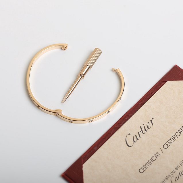 Cartier top quality SM love bracelet 10 diamonds B6047417