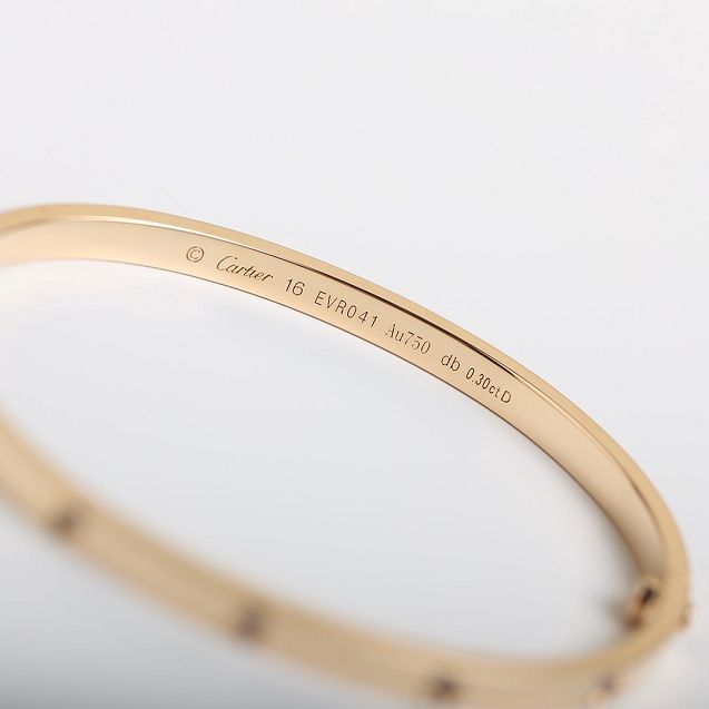 Cartier top quality SM love bracelet 10 diamonds B6047417