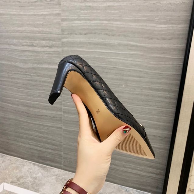 CC original lambskin 50mm heel pumps G35559