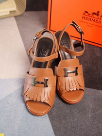 Hermes original calfskin 100mm sandal HS0114