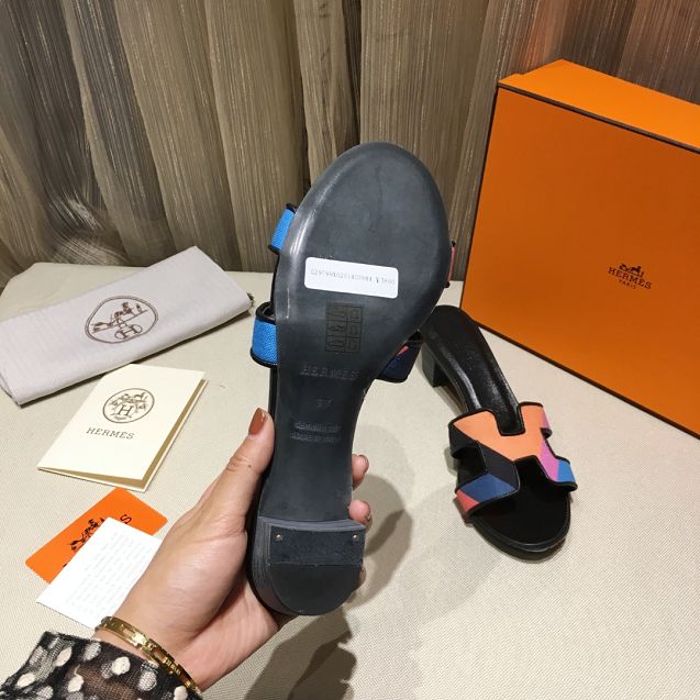 Hermes original calfskin 50mm sandal HS0065