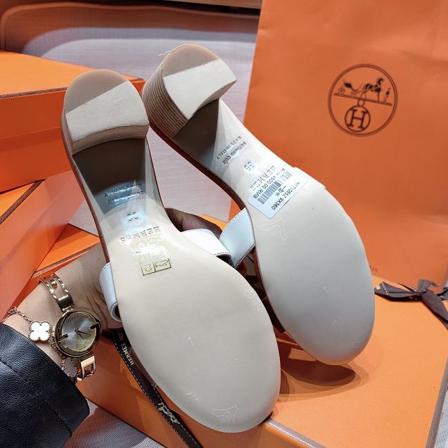 Hermes original calfskin 50mm sandal HS0072