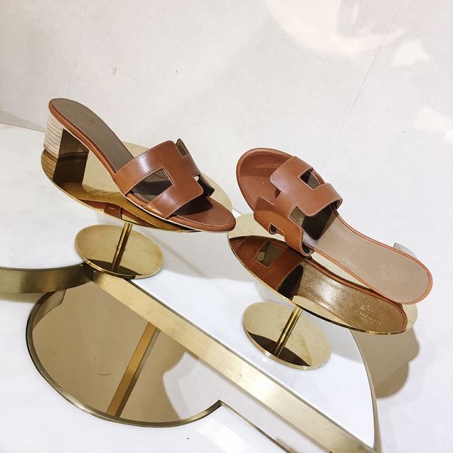 Hermes original calfskin 50mm sandal HS0084