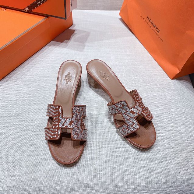 Hermes original calfskin 50mm sandal HS0087