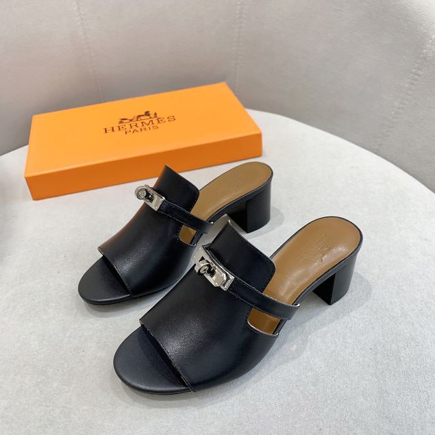 Hermes original calfskin 50mm sandal HS0100