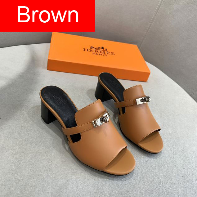 Hermes original calfskin 50mm sandal HS0100