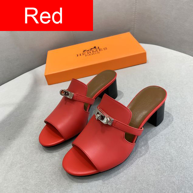 Hermes original calfskin 50mm sandal HS0100