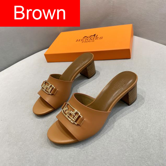 Hermes original calfskin 50mm sandal HS0103	