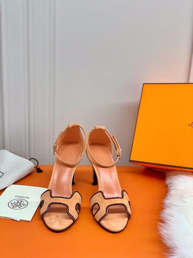 Hermes original calfskin 50mm sandal HS0113