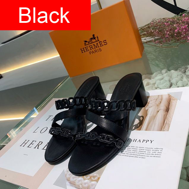 Hermes original calfskin 55mm sandal HS0053