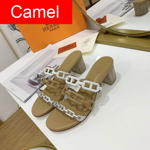 Hermes original calfskin 55mm sandal HS0054