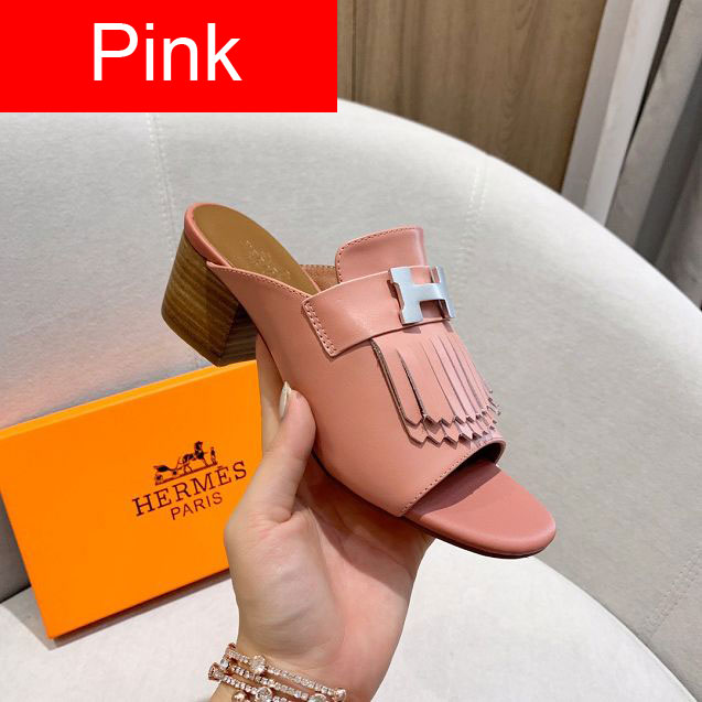 Hermes original calfskin 55mm sandal HS0061