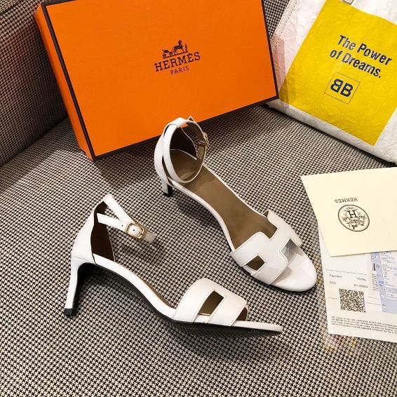 Hermes original calfskin 60mm sandal HS0058