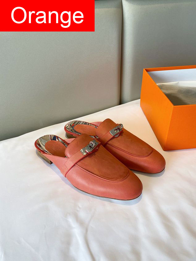 Hermes original calfskin mule HS0096-2