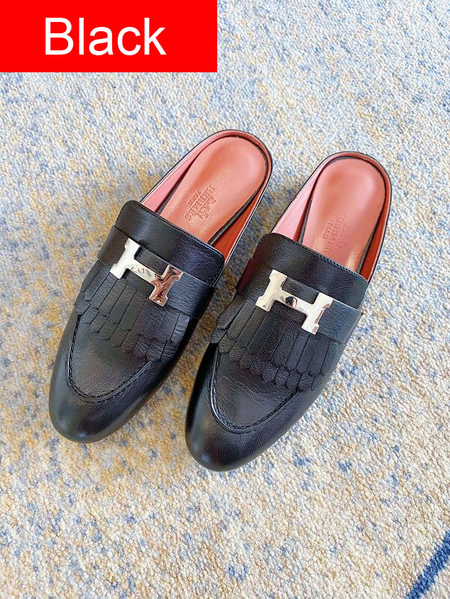 Hermes original calfskin mule HS0097