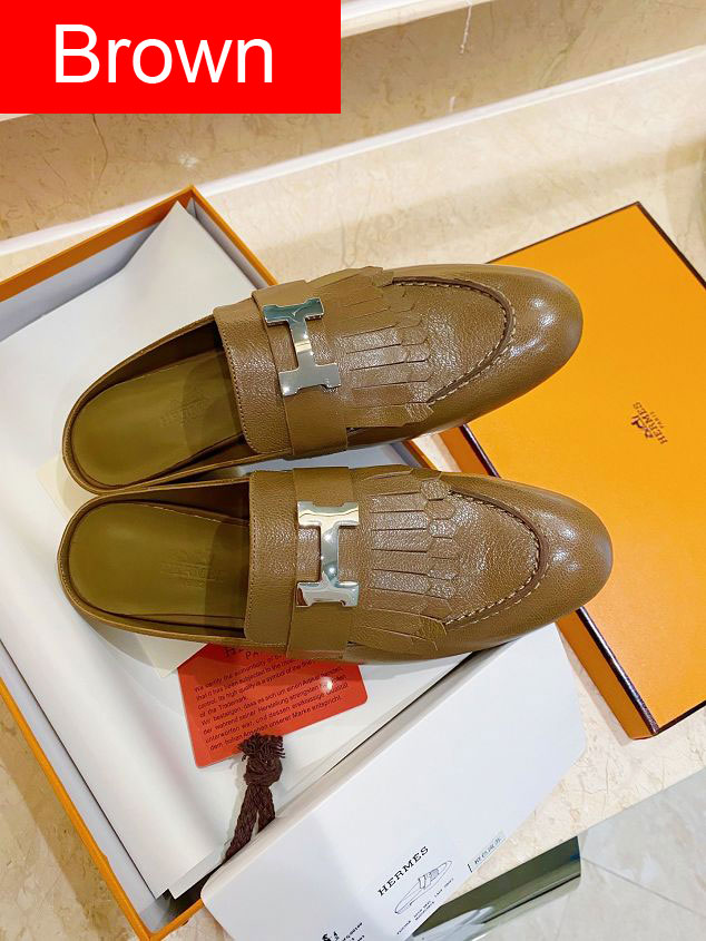 Hermes original calfskin mule HS0097