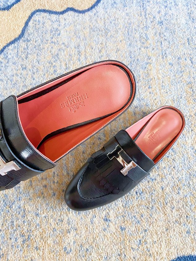 Hermes original calfskin mule HS0097