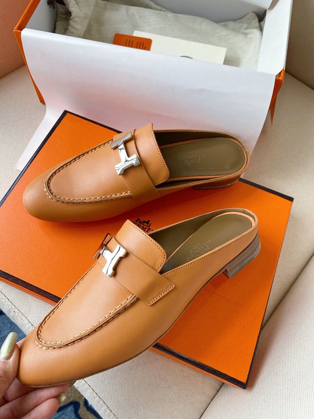 Hermes original calfskin mule HS0098