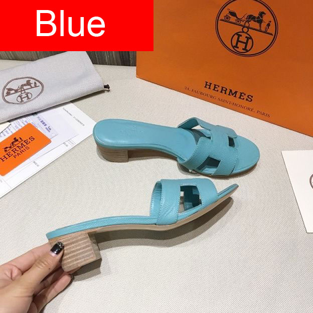 Hermes original epsom leather 50mm sandal HS0107