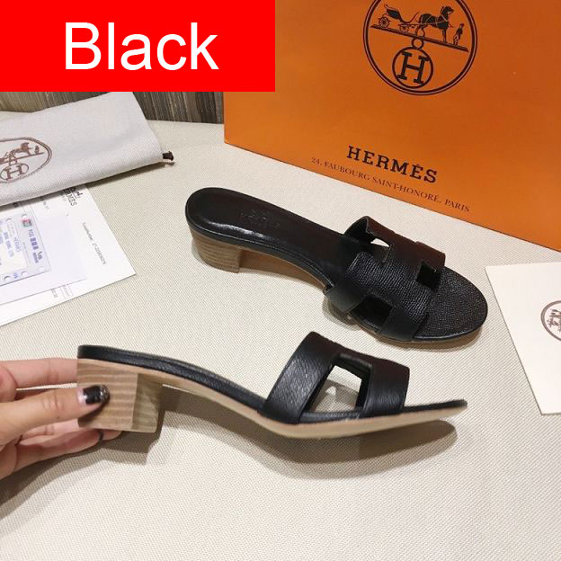 Hermes original epsom leather 50mm sandal HS0107