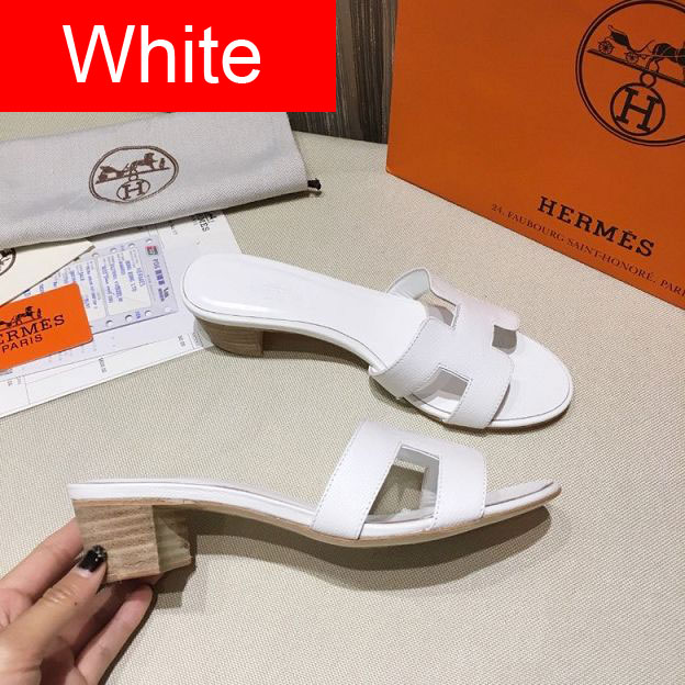 Hermes original epsom leather 50mm sandal HS0107