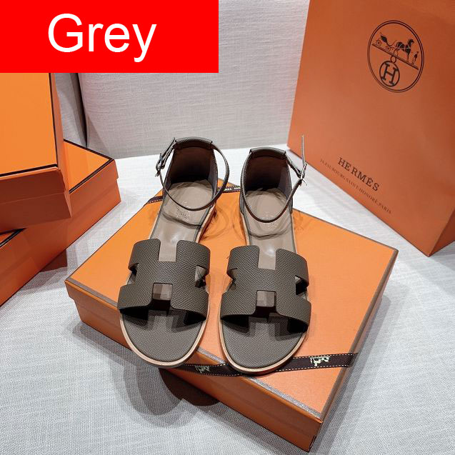 Hermes original epsom leather sandal HS0078