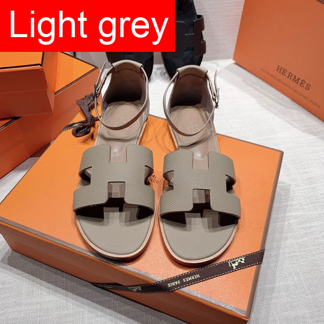 Hermes original epsom leather sandal HS0078