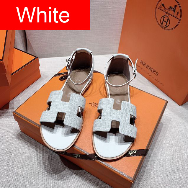 Hermes original epsom leather sandal HS0078