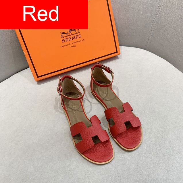 Hermes original epsom leather sandal HS0078