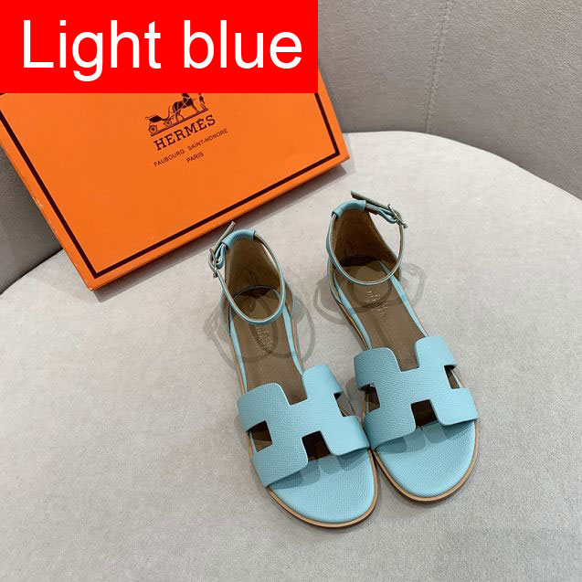 Hermes original epsom leather sandal HS0078