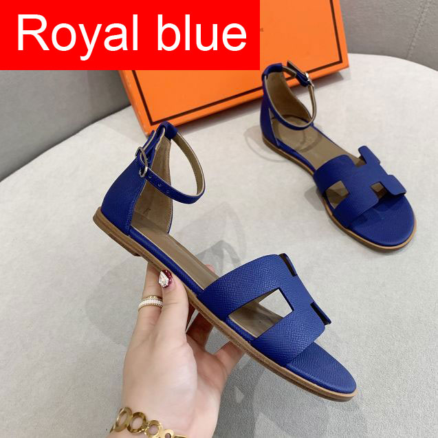 Hermes original epsom leather sandal HS0078