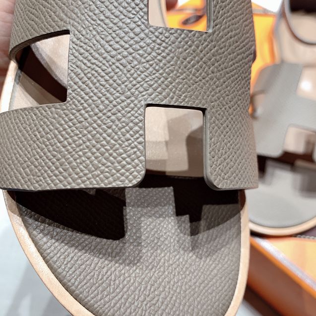 Hermes original epsom leather sandal HS0078