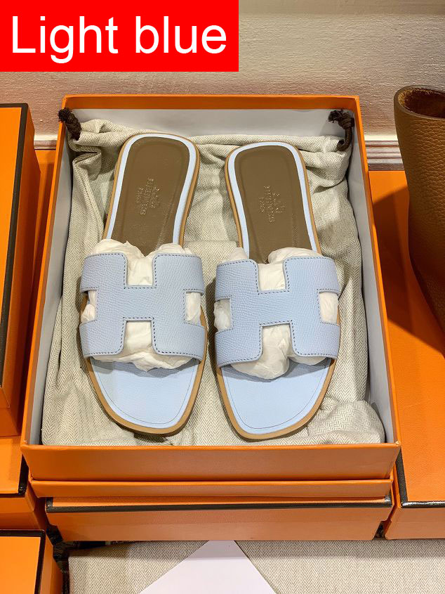 Hermes original epsom leather sandal HS0122