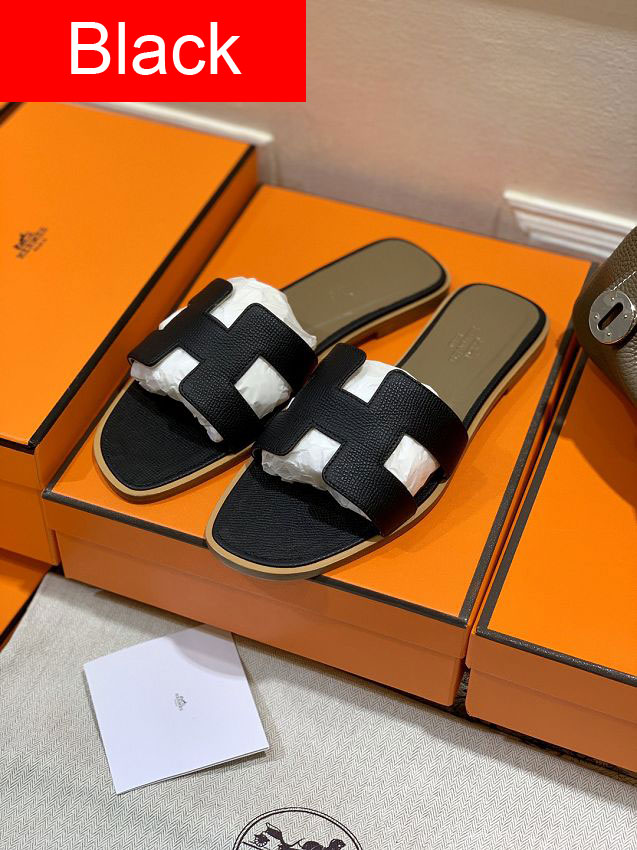 Hermes original epsom leather sandal HS0122-3