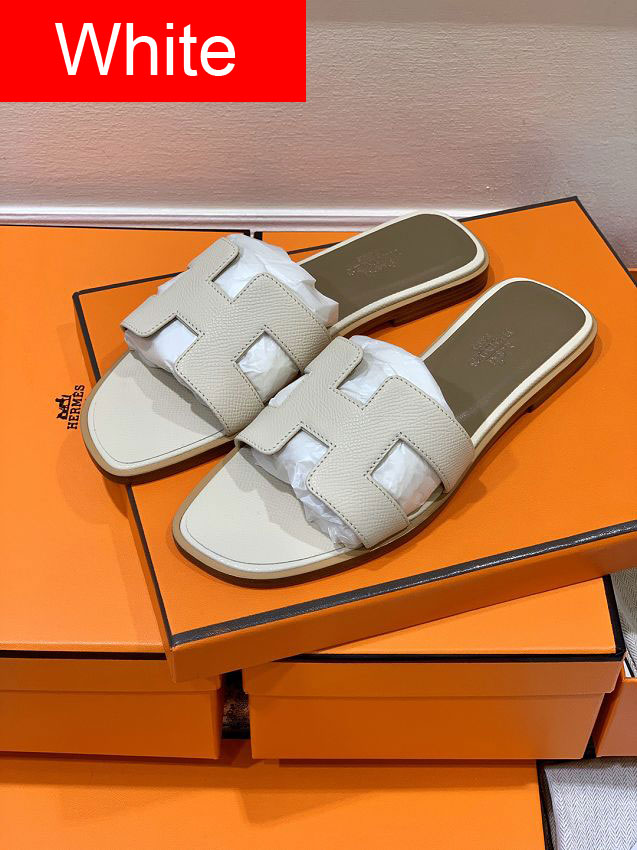 Hermes original epsom leather sandal HS0122-3