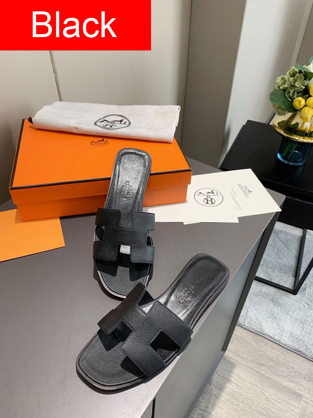 Hermes original epsom leather sandal HS0122-4