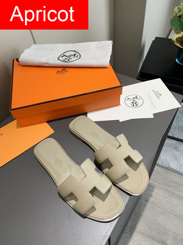 Hermes original epsom leather sandal HS0122-5