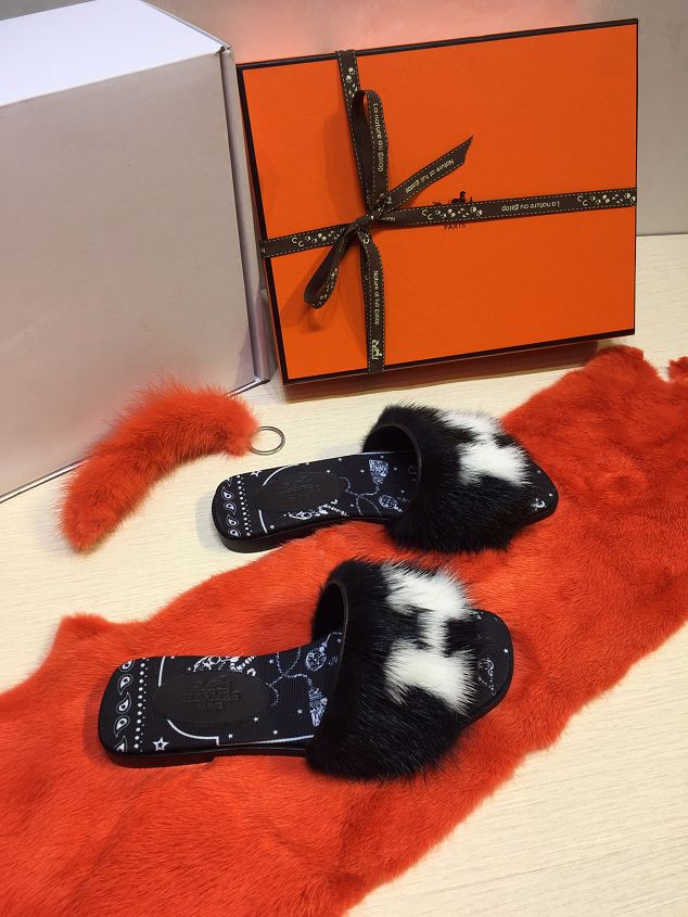 Hermes original mink sandal HS0091