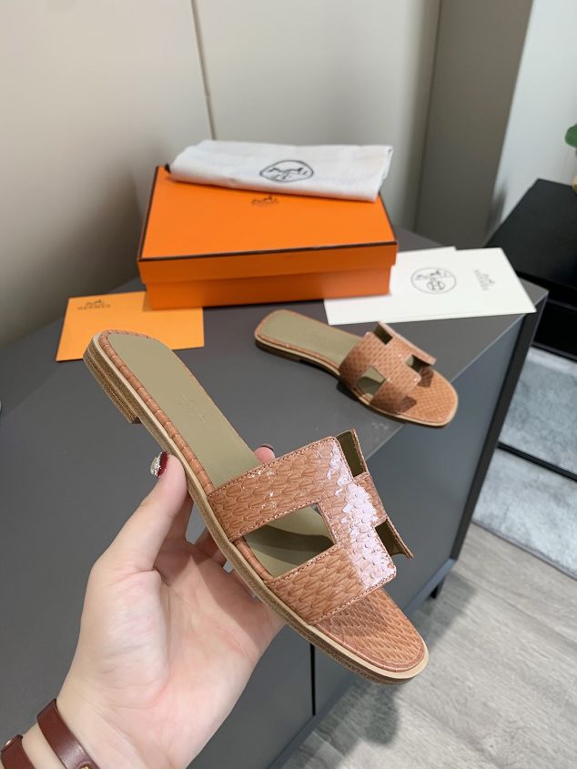 Hermes original snakeskin sandal HS0063